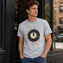 Vintage Rotary Phone Dial Pattern T-Shirt--VINT001