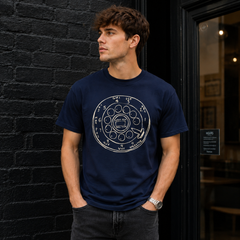 Vintage Rotary Phone Dial Pattern T-Shirt--VINT005