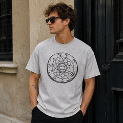 Vintage Rotary Phone Dial Pattern T-Shirt--VINT007