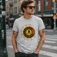 Vintage Rotary Phone Dial Pattern T-Shirt--VINT015