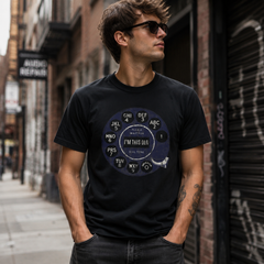 Vintage Rotary Phone Dial Pattern T-Shirt--VINT016