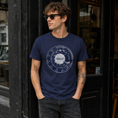 Vintage Rotary Phone Dial Pattern T-Shirt--VINT020
