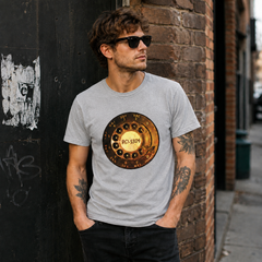 Vintage Rotary Phone Dial Pattern T-Shirt--VINT021