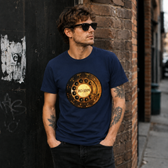 Vintage Rotary Phone Dial Pattern T-Shirt--VINT021