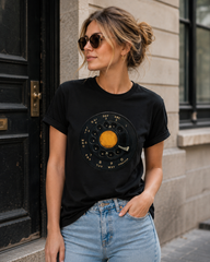 Vintage Rotary Phone Dial Pattern T-Shirt--VINT022