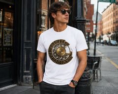 Vintage Rotary Phone Dial Pattern T-Shirt--VINT023