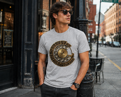 Vintage Rotary Phone Dial Pattern T-Shirt--VINT023