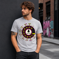 Vintage Rotary Phone Dial Pattern T-Shirt--VINT025
