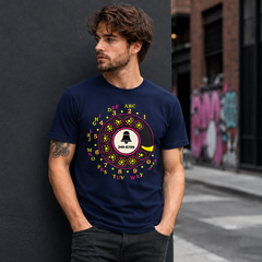 Vintage Rotary Phone Dial Pattern T-Shirt--VINT025