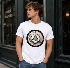 Vintage Rotary Phone Dial Pattern T-Shirt--VINT041