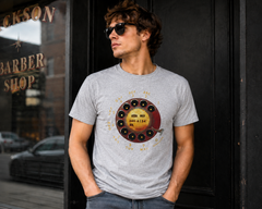 Vintage Rotary Phone Dial Pattern T-Shirt--VINT042