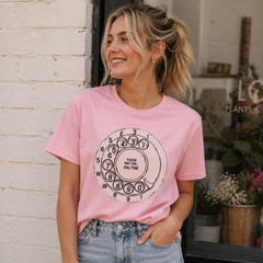 Vintage Rotary Phone Dial Pattern T-Shirt--VINT046
