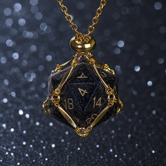 Black natural crystal dice stone