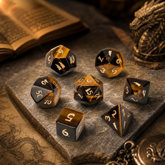 Natural Gemstone Yellow Tiger Stone Dice