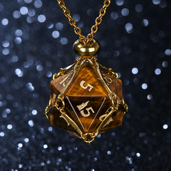 Natural Gemstone Yellow Tiger Stone Dice