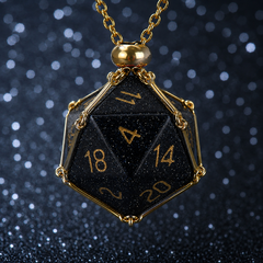 Black natural crystal dice stone