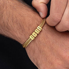 Custom Bracelet For Dad With Kids Names Family Name Bracelet