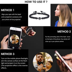 Men Projection Beaded Bracelet