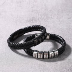 Mens Bracelet Personalized Kids Names