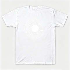 Vintage Rotary Phone Dial Pattern T-Shirt--VINT009