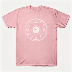 Vintage Rotary Phone Dial Pattern T-Shirt--VINT014