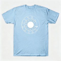 Vintage Rotary Phone Dial Pattern T-Shirt--VINT009