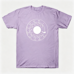 Vintage Rotary Phone Dial Pattern T-Shirt--VINT009