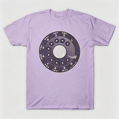 Vintage Rotary Phone Dial Pattern T-Shirt--VINT055