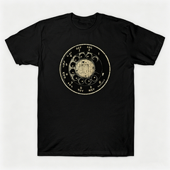 Vintage Rotary Phone Dial Pattern T-Shirt--VINT028