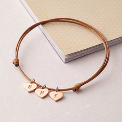 Pulseras con iniciales para niños, regalo de mamá de hija, pulsera para mamá con iniciales para niños