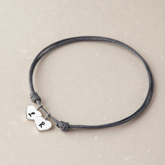 Pulseras con iniciales para niños, regalo de mamá de hija, pulsera para mamá con iniciales para niños