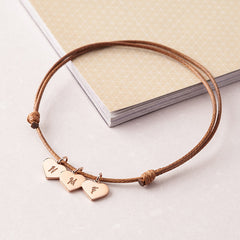 Pulseras con iniciales para niños, regalo de mamá de hija, pulsera para mamá con iniciales para niños