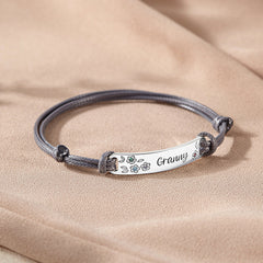 Joyería para mamá con piedras de nacimiento para niños, pulsera para madres, piedras de nacimiento para joyería de abuela