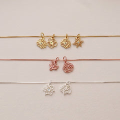 Collier Fleur de Naissance • Collier Fleur de Naissance Combiné