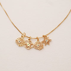 Collier Fleur de Naissance • Collier Fleur de Naissance Combiné