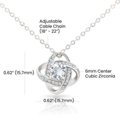 Wife Necklace - Personalized Message Card