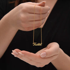 Collier de nom personnalisé à ma femme - Carte de message personnalisée