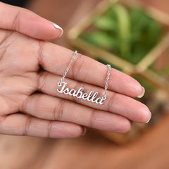 Collier à ma femme - Carte de message personnalisée avec nom NEcklace