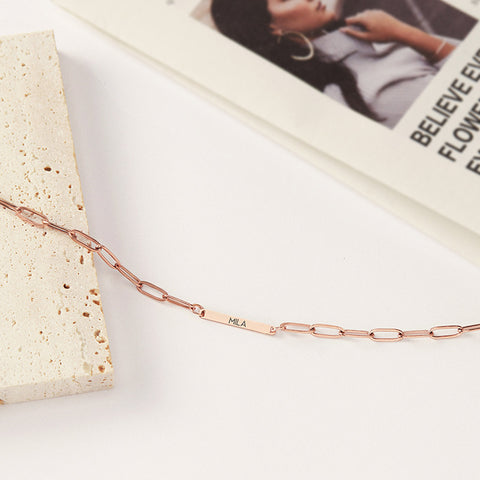 Collar minimalista con nombre personalizado, regalos de joyería personalizados para mamá, collar, regalo del Día de la Madre 