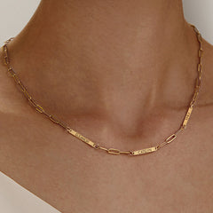 Collar minimalista con nombre personalizado, regalos de joyería personalizados para mamá, collar, regalo del Día de la Madre 