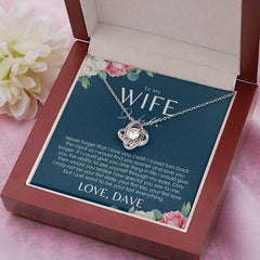 Collier femme - Carte de message personnalisée - Idées cadeaux pour ma femme
