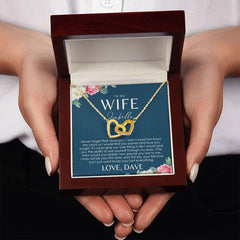 To My Wife Necklace - Personalized Message Card