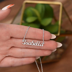 À ma fille collier nom idées cadeaux pour Noël, anniversaire, Saint-Valentin, mariage