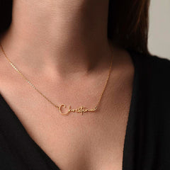 Carte de message de collier de nom personnalisé pour elle - À ma fille