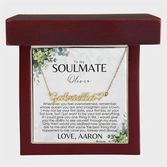 Carte de message personnalisée – À mon âme sœur, idées cadeaux pour Noël, anniversaire, Saint-Valentin, jour de mariage