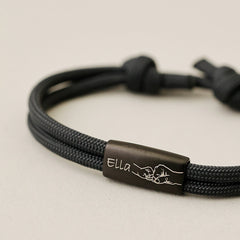 Personalized Dad And Kid Bracelets