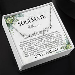 Carte de message personnalisée – À mon âme sœur, idées cadeaux pour Noël, anniversaire, Saint-Valentin, jour de mariage