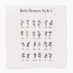 Collar del Mes de Nacimiento Collar de Ramo Combinado para Mamá Piedra Natal